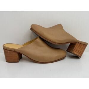 Nisolo All-Day Heeled Mule – Almond – Women’s Size 9 (No Box) - NEW